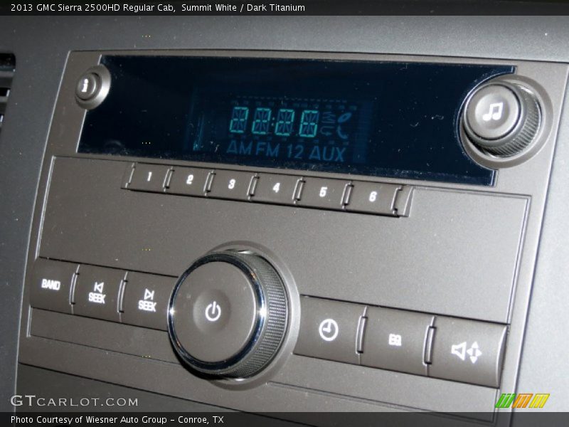 Summit White / Dark Titanium 2013 GMC Sierra 2500HD Regular Cab