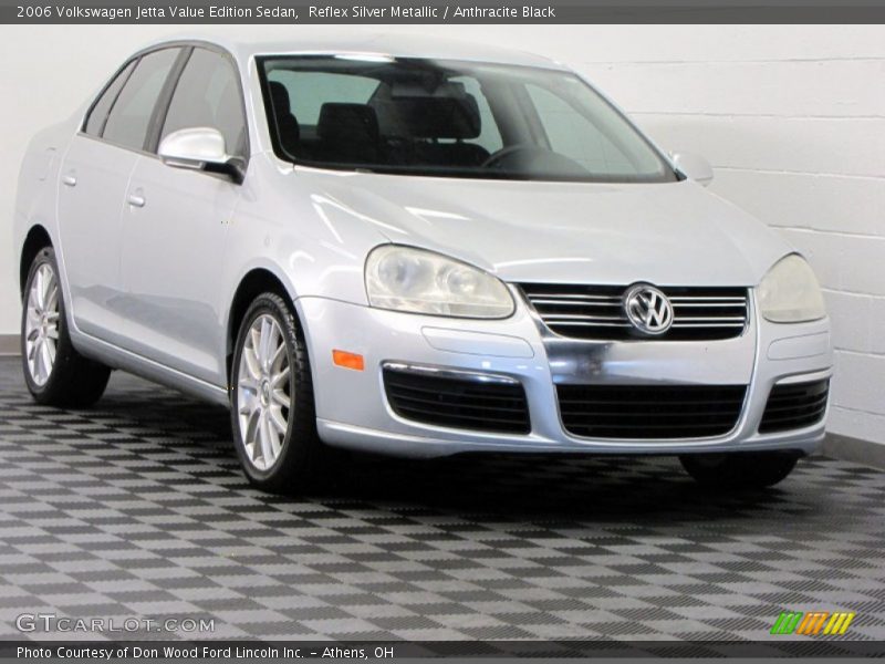 Reflex Silver Metallic / Anthracite Black 2006 Volkswagen Jetta Value Edition Sedan