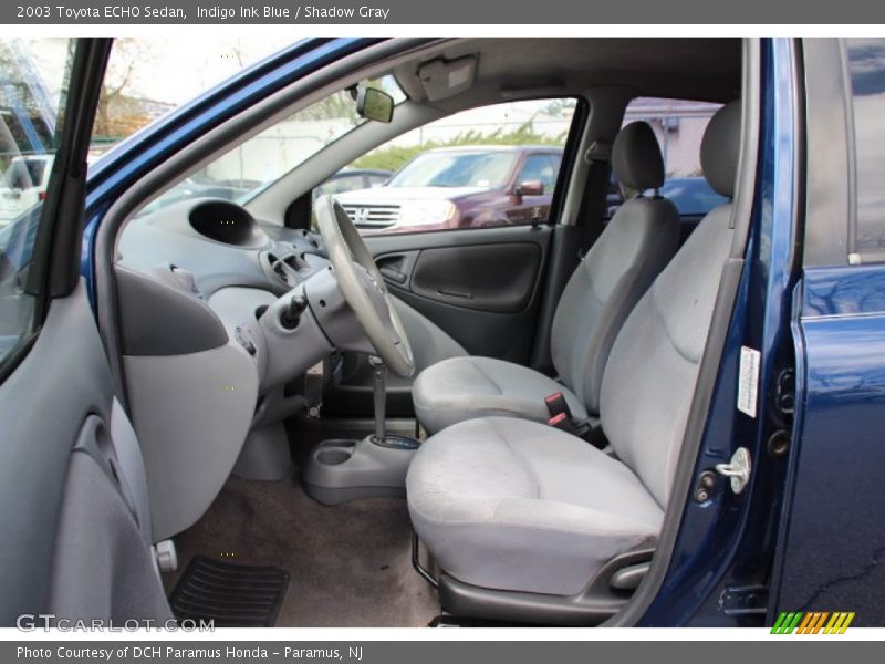 Indigo Ink Blue / Shadow Gray 2003 Toyota ECHO Sedan