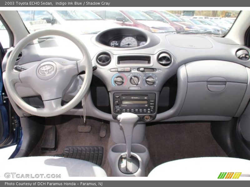 Indigo Ink Blue / Shadow Gray 2003 Toyota ECHO Sedan