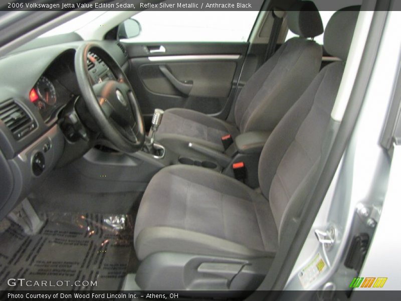 Reflex Silver Metallic / Anthracite Black 2006 Volkswagen Jetta Value Edition Sedan