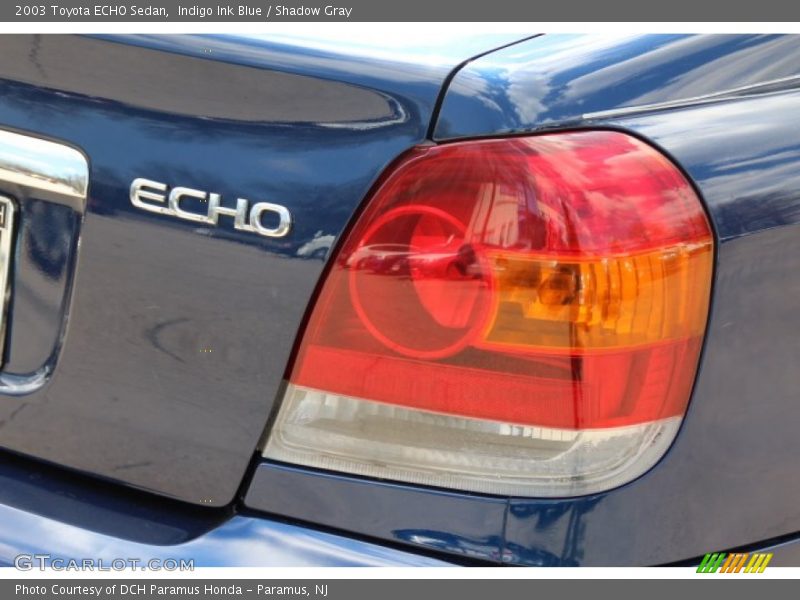 Indigo Ink Blue / Shadow Gray 2003 Toyota ECHO Sedan