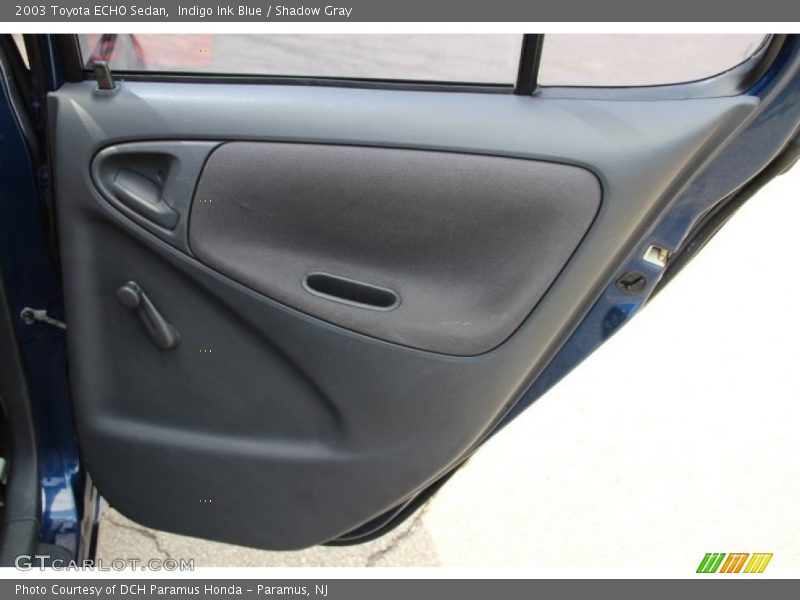 Indigo Ink Blue / Shadow Gray 2003 Toyota ECHO Sedan