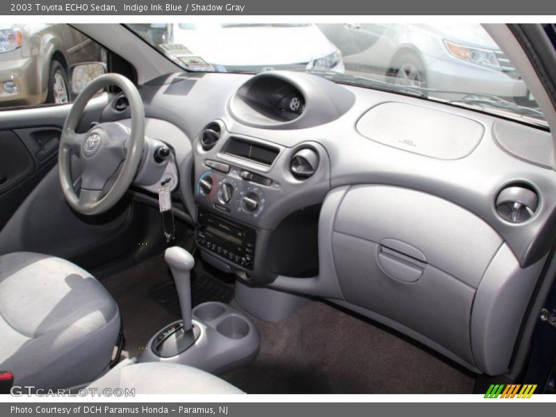 Indigo Ink Blue / Shadow Gray 2003 Toyota ECHO Sedan