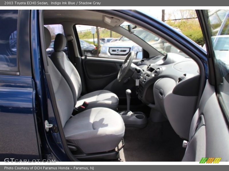 Indigo Ink Blue / Shadow Gray 2003 Toyota ECHO Sedan
