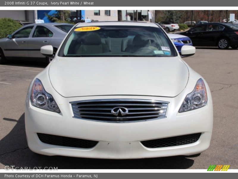 Ivory Pearl White / Wheat 2008 Infiniti G 37 Coupe