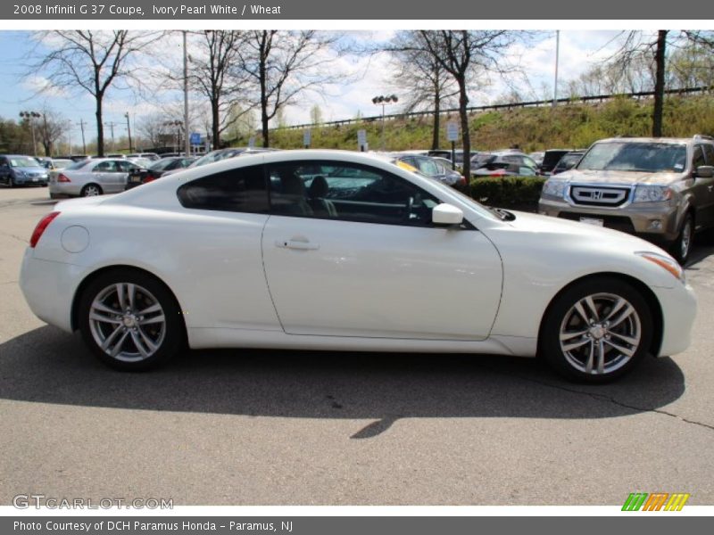 Ivory Pearl White / Wheat 2008 Infiniti G 37 Coupe