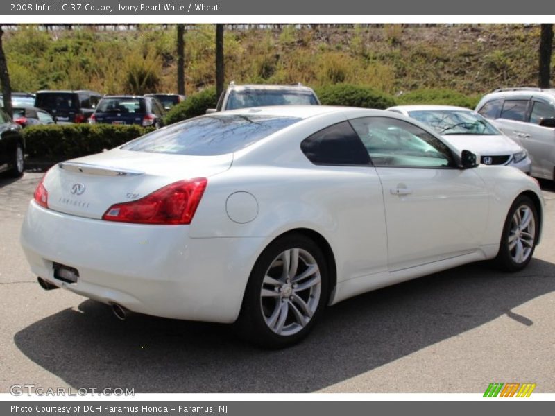 Ivory Pearl White / Wheat 2008 Infiniti G 37 Coupe