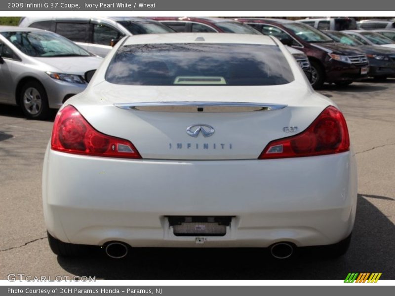 Ivory Pearl White / Wheat 2008 Infiniti G 37 Coupe