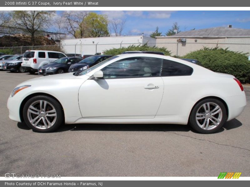 Ivory Pearl White / Wheat 2008 Infiniti G 37 Coupe
