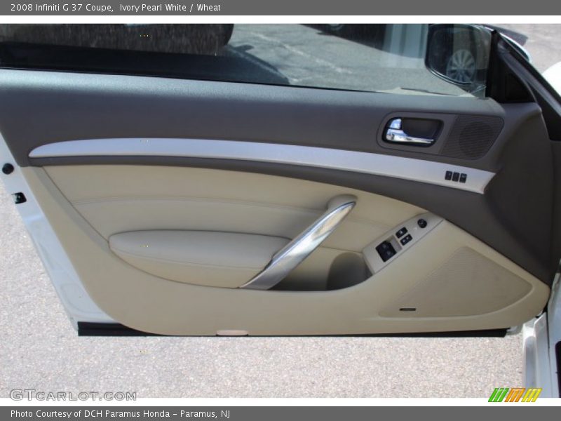 Ivory Pearl White / Wheat 2008 Infiniti G 37 Coupe
