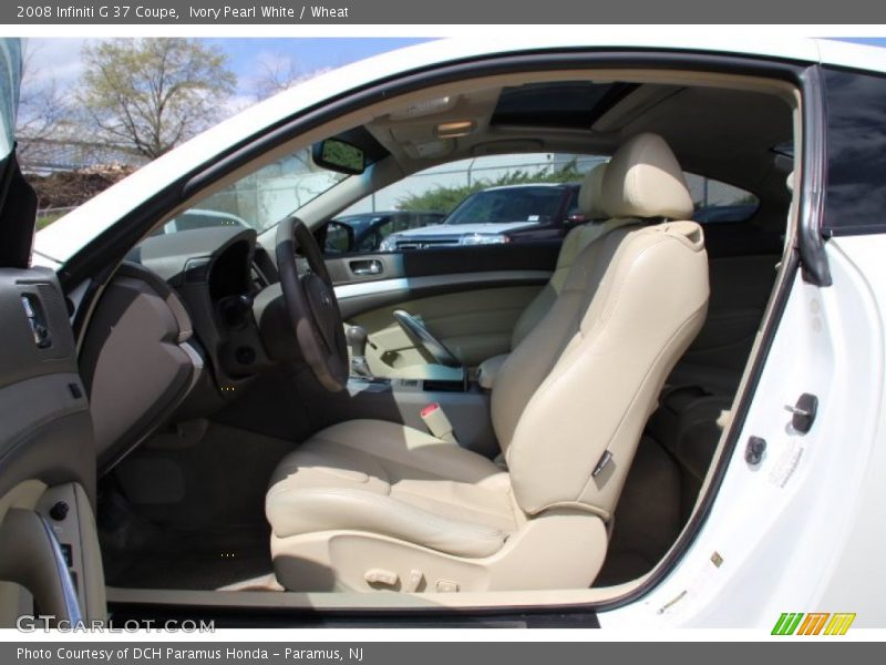 Ivory Pearl White / Wheat 2008 Infiniti G 37 Coupe