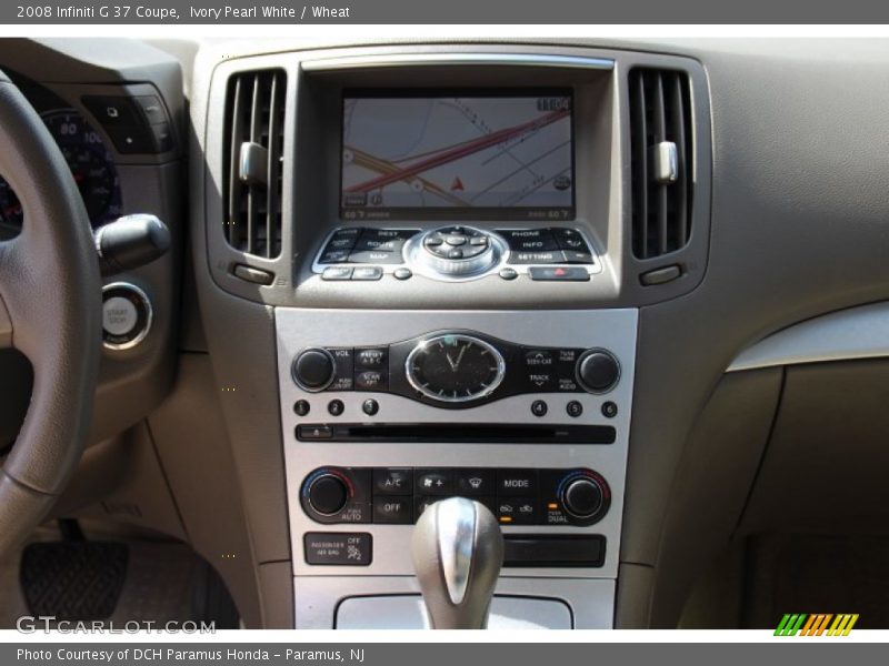 Ivory Pearl White / Wheat 2008 Infiniti G 37 Coupe