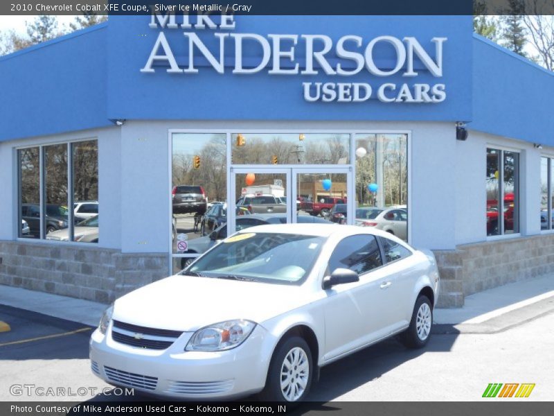 Silver Ice Metallic / Gray 2010 Chevrolet Cobalt XFE Coupe