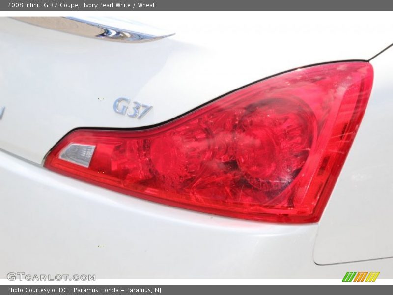 Ivory Pearl White / Wheat 2008 Infiniti G 37 Coupe