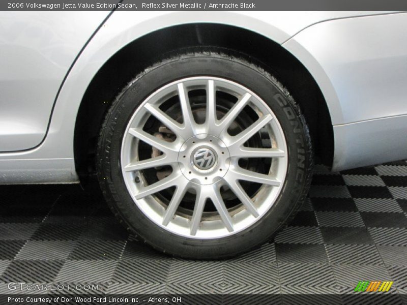 Reflex Silver Metallic / Anthracite Black 2006 Volkswagen Jetta Value Edition Sedan