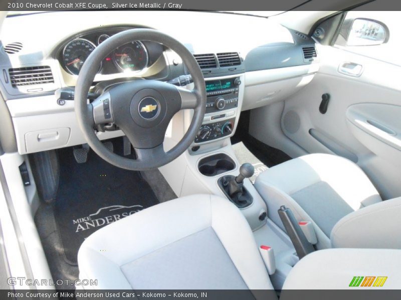 Silver Ice Metallic / Gray 2010 Chevrolet Cobalt XFE Coupe