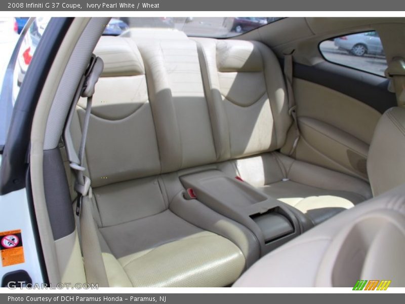 Ivory Pearl White / Wheat 2008 Infiniti G 37 Coupe