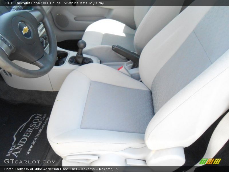 Silver Ice Metallic / Gray 2010 Chevrolet Cobalt XFE Coupe