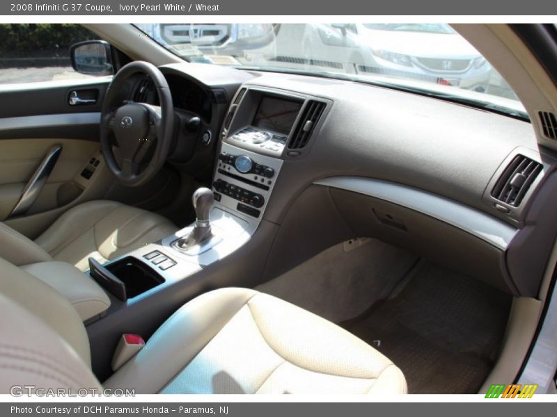 Ivory Pearl White / Wheat 2008 Infiniti G 37 Coupe
