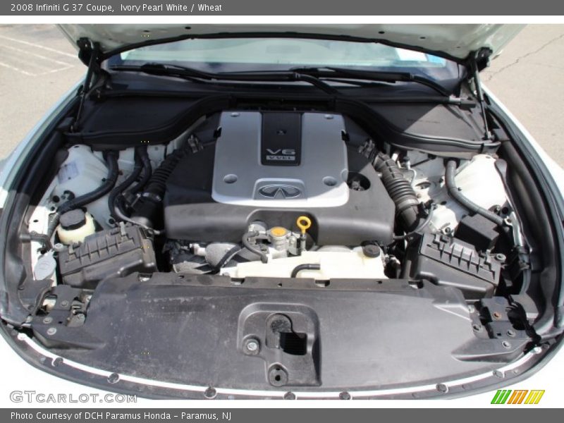 Ivory Pearl White / Wheat 2008 Infiniti G 37 Coupe