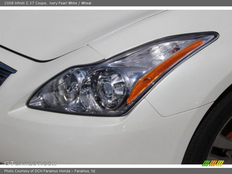 Ivory Pearl White / Wheat 2008 Infiniti G 37 Coupe