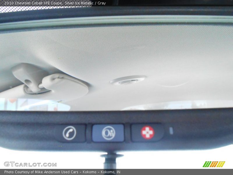 Silver Ice Metallic / Gray 2010 Chevrolet Cobalt XFE Coupe