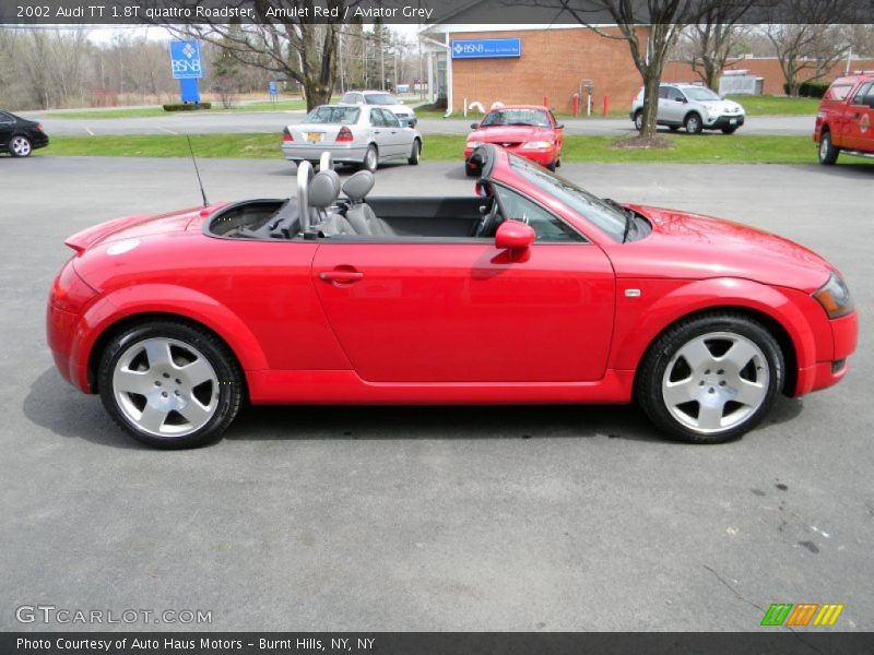 Amulet Red / Aviator Grey 2002 Audi TT 1.8T quattro Roadster