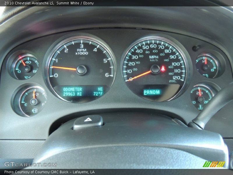  2010 Avalanche LS LS Gauges