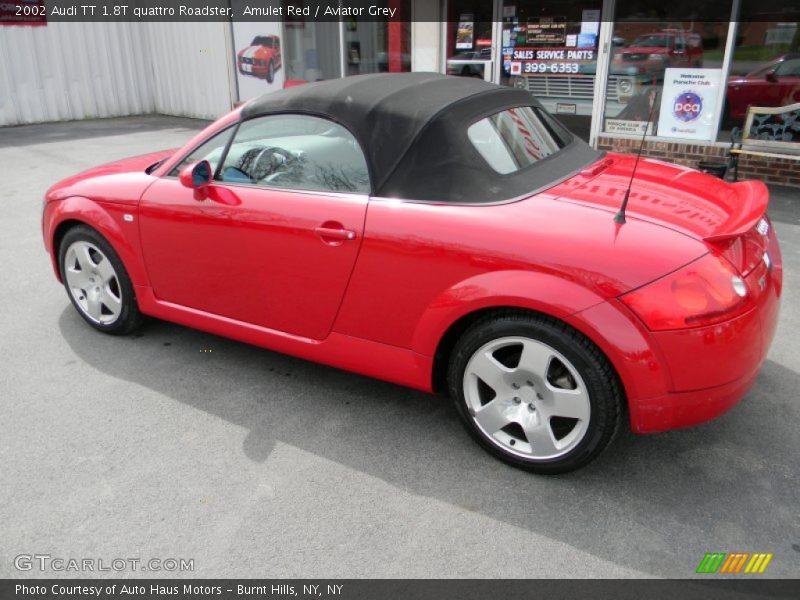 Amulet Red / Aviator Grey 2002 Audi TT 1.8T quattro Roadster