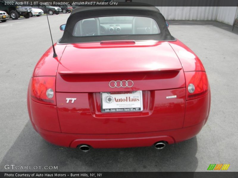 Amulet Red / Aviator Grey 2002 Audi TT 1.8T quattro Roadster