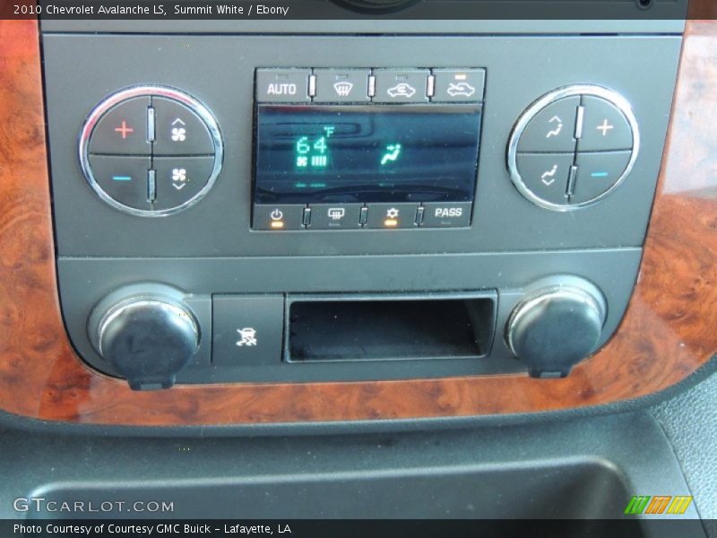 Controls of 2010 Avalanche LS