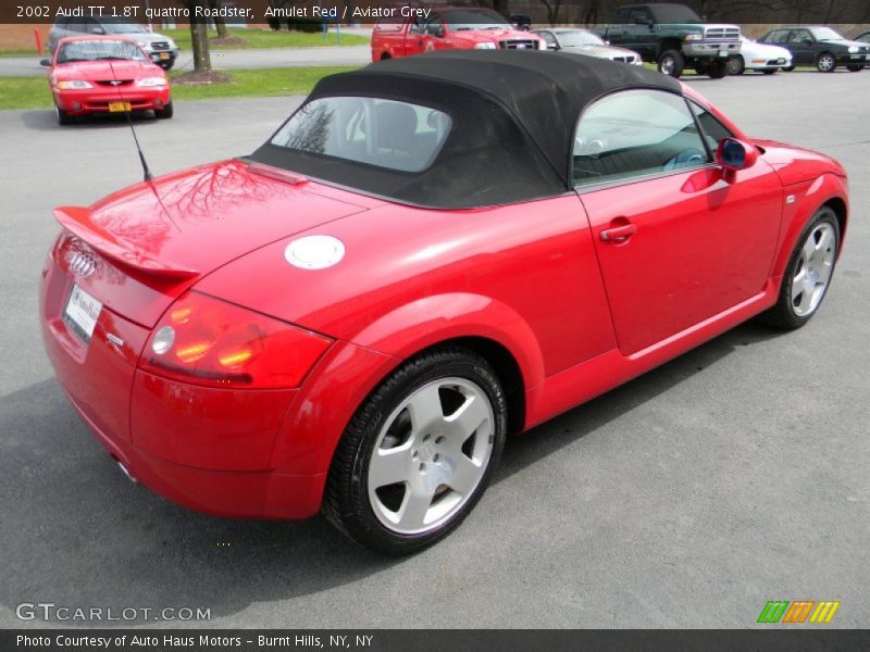 Amulet Red / Aviator Grey 2002 Audi TT 1.8T quattro Roadster