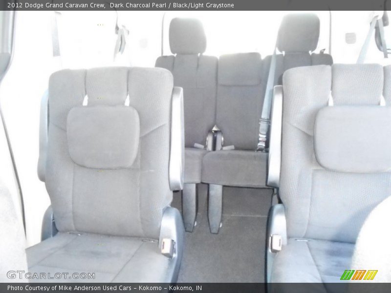 Dark Charcoal Pearl / Black/Light Graystone 2012 Dodge Grand Caravan Crew