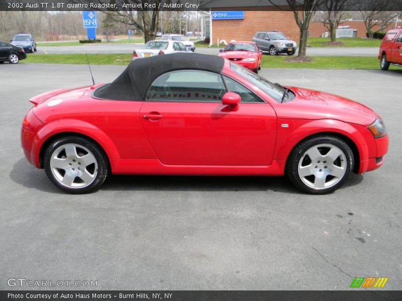 Amulet Red / Aviator Grey 2002 Audi TT 1.8T quattro Roadster