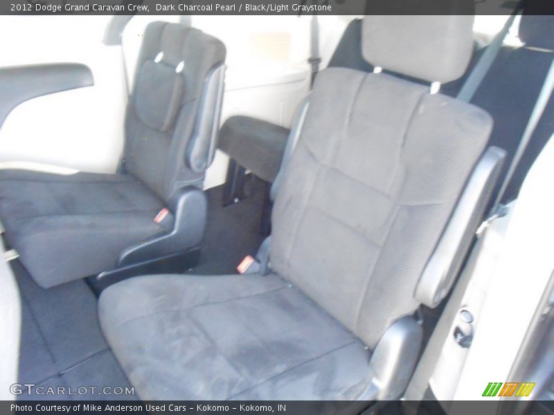 Dark Charcoal Pearl / Black/Light Graystone 2012 Dodge Grand Caravan Crew