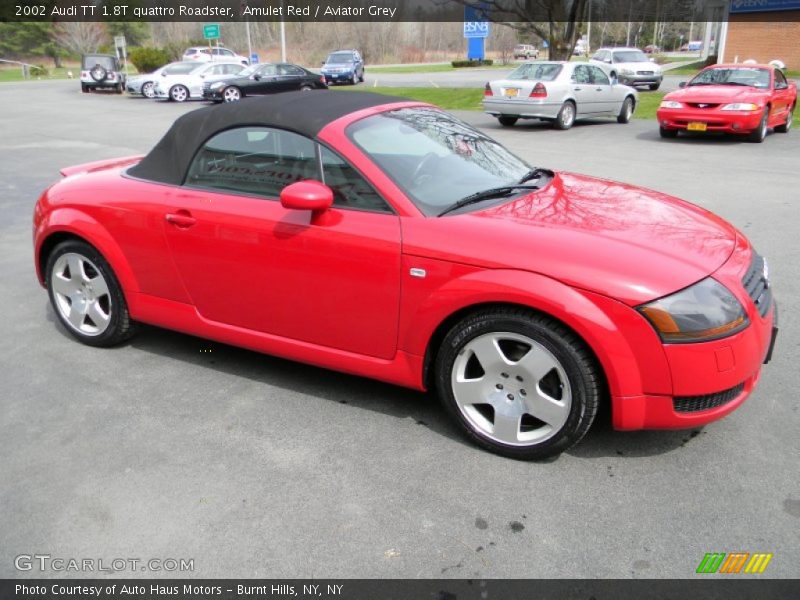 Amulet Red / Aviator Grey 2002 Audi TT 1.8T quattro Roadster