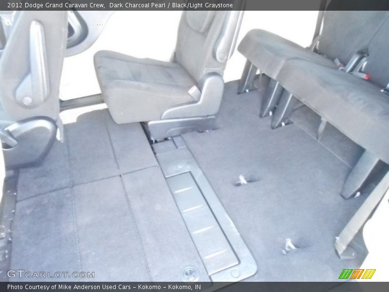 Dark Charcoal Pearl / Black/Light Graystone 2012 Dodge Grand Caravan Crew