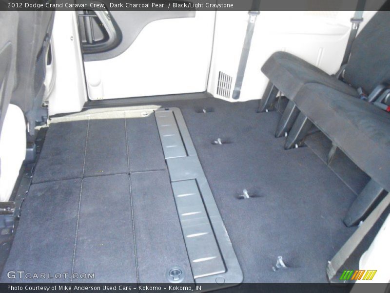 Dark Charcoal Pearl / Black/Light Graystone 2012 Dodge Grand Caravan Crew