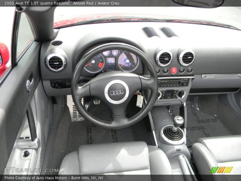 Amulet Red / Aviator Grey 2002 Audi TT 1.8T quattro Roadster