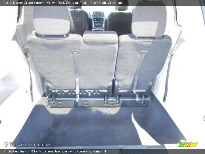 Dark Charcoal Pearl / Black/Light Graystone 2012 Dodge Grand Caravan Crew