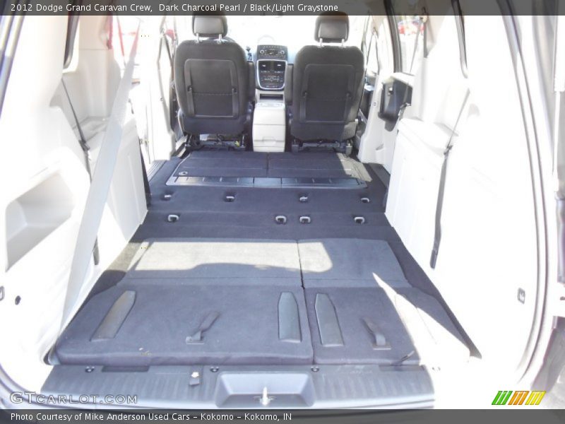 Dark Charcoal Pearl / Black/Light Graystone 2012 Dodge Grand Caravan Crew