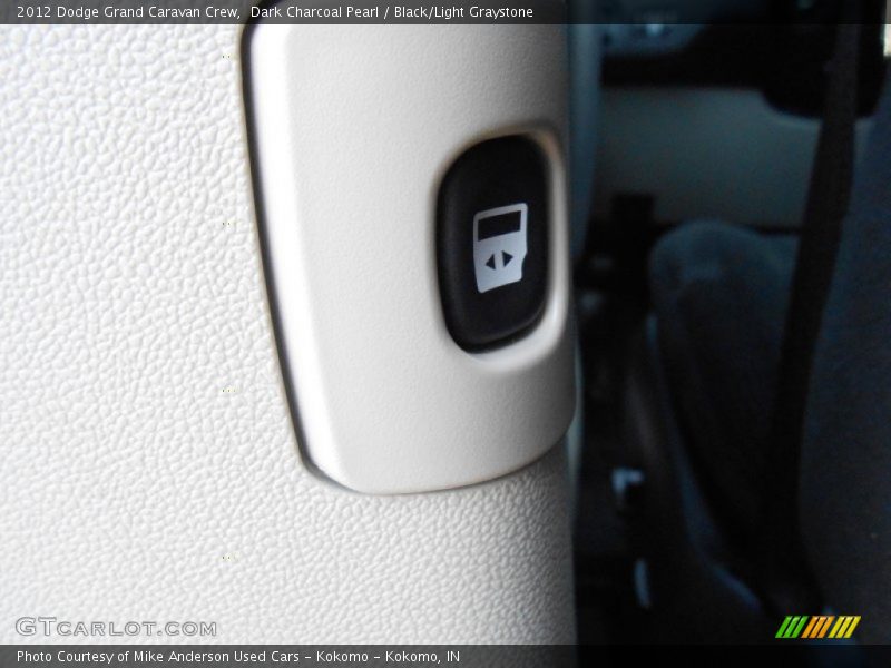 Dark Charcoal Pearl / Black/Light Graystone 2012 Dodge Grand Caravan Crew