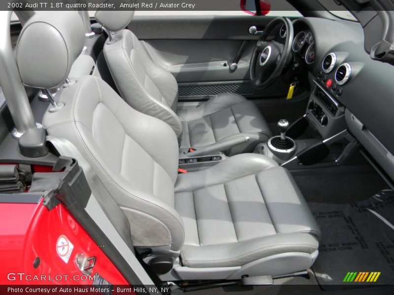 Amulet Red / Aviator Grey 2002 Audi TT 1.8T quattro Roadster