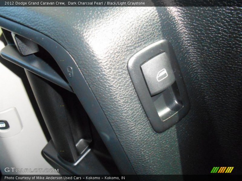 Dark Charcoal Pearl / Black/Light Graystone 2012 Dodge Grand Caravan Crew