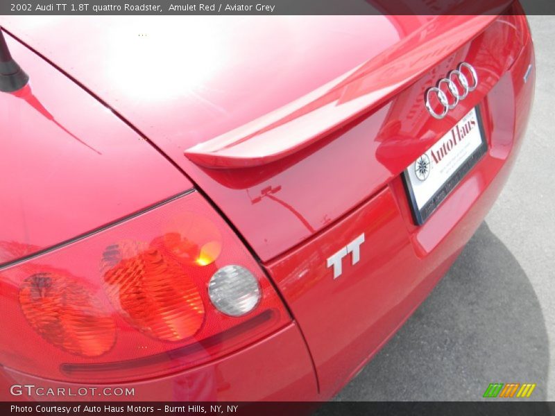 Amulet Red / Aviator Grey 2002 Audi TT 1.8T quattro Roadster