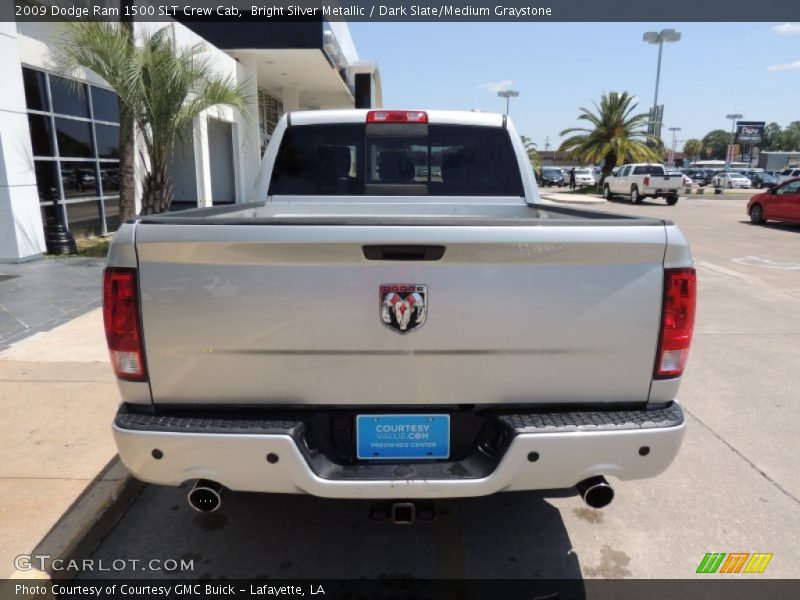 Bright Silver Metallic / Dark Slate/Medium Graystone 2009 Dodge Ram 1500 SLT Crew Cab