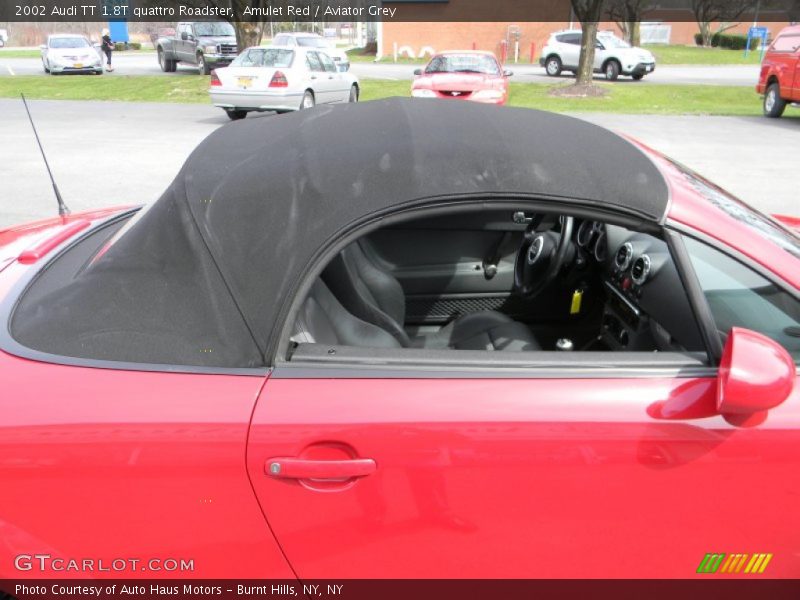 Amulet Red / Aviator Grey 2002 Audi TT 1.8T quattro Roadster