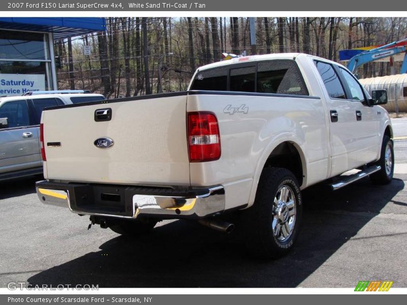 White Sand Tri-Coat / Tan 2007 Ford F150 Lariat SuperCrew 4x4