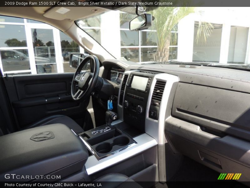 Bright Silver Metallic / Dark Slate/Medium Graystone 2009 Dodge Ram 1500 SLT Crew Cab